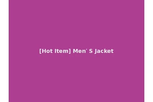 [Hot Item] Men′ S Jacket