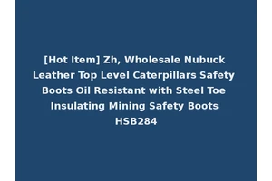 [Hot Item] Zh, Wholesale Nubuck Leather Top Level Caterpillars Safety Boots Oil Resistant with Steel Toe Insulating Mining Safety Boots HSB284