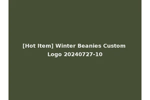 [Hot Item] Winter Beanies Custom Logo 20240727-10