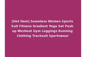 [Hot Item] Seamless Women Sports Suit Fitness Gradient Yoga Set Push up Workout Gym Leggings Running Clothing Tracksuit Sportswear