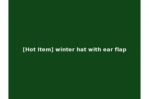 [Hot Item] winter hat with ear flap