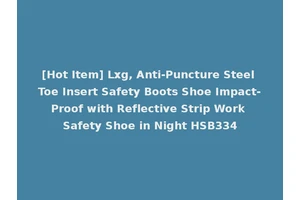 [Hot Item] Lxg, Anti-Puncture Steel Toe Insert Safety Boots Shoe Impact-Proof with Reflective Strip Work Safety Shoe in Night HSB334