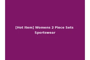[Hot Item] Womens 2 Piece Sets Sportswear