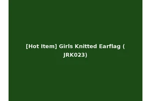 [Hot Item] Girls Knitted Earflag (JRK023)