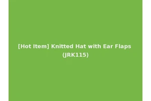 [Hot Item] Knitted Hat with Ear Flaps (JRK115)