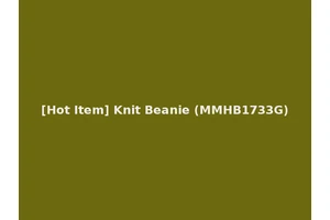 [Hot Item] Knit Beanie (MMHB1733G)