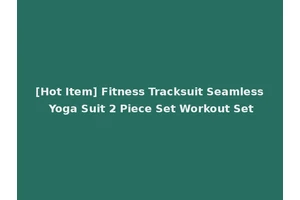 [Hot Item] Fitness Tracksuit Seamless Yoga Suit 2 Piece Set Workout Set