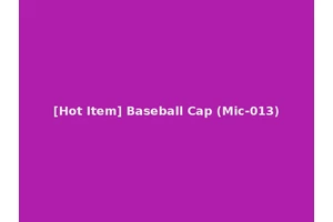 [Hot Item] Baseball Cap (Mic-013)