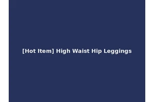 [Hot Item] High Waist Hip Leggings