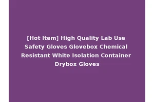 [Hot Item] High Quality Lab Use Safety Gloves Glovebox Chemical Resistant White Isolation Container Drybox Gloves
