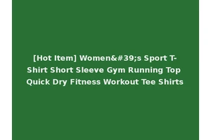 [Hot Item] Women's Sport T-Shirt Short Sleeve Gym Running Top Quick Dry Fitness Workout Tee Shirts