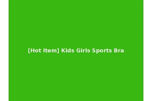 [Hot Item] Kids Girls Sports Bra
