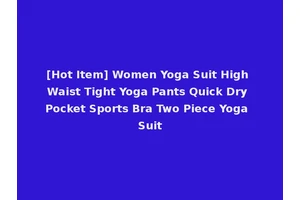 [Hot Item] Women Yoga Suit High Waist Tight Yoga Pants Quick Dry Pocket Sports Bra Two Piece Yoga Suit