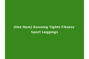 [Hot Item] Running Tights Fitness Sport Leggings