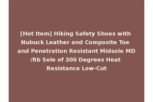 [Hot Item] Hiking Safety Shoes with Nubuck Leather and Composite Toe and Penetration Resistant Midsole MD/Rb Sole of 300 Degrees Heat Resistance Low-Cut