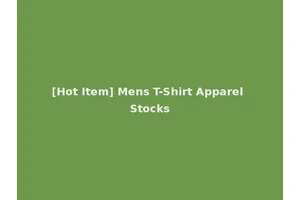 [Hot Item] Mens T-Shirt Apparel Stocks