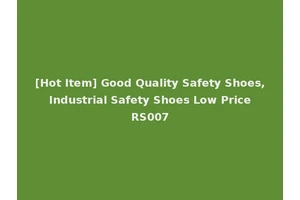 [Hot Item] Good Quality Safety Shoes, Industrial Safety Shoes Low Price RS007