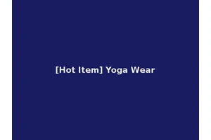 [Hot Item] Yoga Wear