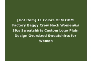 [Hot Item] 11 Colors OEM ODM Factory Baggy Crew Neck Women's Sweatshirts Custom Logo Plain Design Oversized Sweatshirts for Women