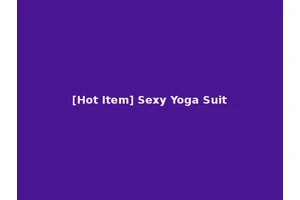 [Hot Item] Sexy Yoga Suit