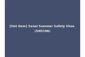 [Hot Item] Sanal Summer Safety Shoe (SN5196)
