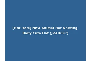 [Hot Item] New Animal Hat Knitting Baby Cute Hat (JRAD037)