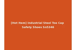 [Hot Item] Industrial Steel Toe Cap Safety Shoes Sn5346