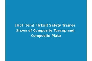 [Hot Item] Flyknit Safety Trainer Shoes of Composite Toecap and Composite Plate