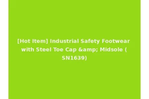 [Hot Item] Industrial Safety Footwear with Steel Toe Cap &amp; Midsole (SN1639)