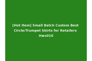 [Hot Item] Small Batch Custom Best Circle/Trumpet Skirts for Retailers Hws010