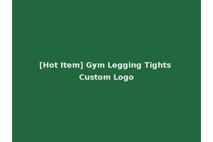 [Hot Item] Gym Legging Tights Custom Logo