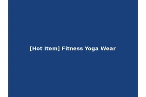 [Hot Item] Fitness Yoga Wear
