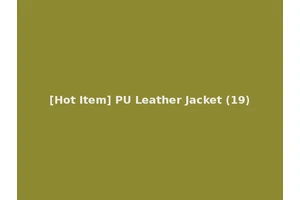 [Hot Item] PU Leather Jacket (19)