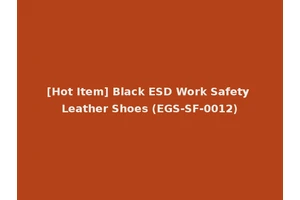 [Hot Item] Black ESD Work Safety Leather Shoes (EGS-SF-0012)