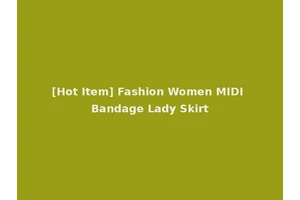 [Hot Item] Fashion Women MIDI Bandage Lady Skirt