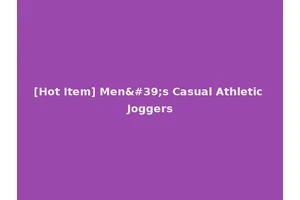 [Hot Item] Men's Casual Athletic Joggers