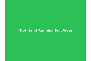 [Hot Item] Running Suit Wear