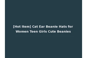 [Hot Item] Cat Ear Beanie Hats for Women Teen Girls Cute Beanies