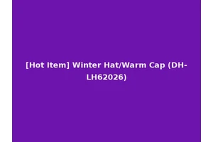 [Hot Item] Winter Hat/Warm Cap (DH-LH62026)