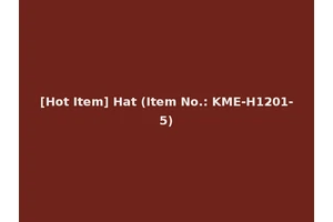 [Hot Item] Hat (Item No.: KME-H1201-5)