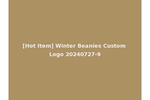 [Hot Item] Winter Beanies Custom Logo 20240727-9