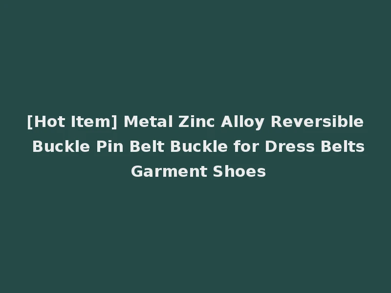 [Hot Item] Metal Zinc Alloy Reversible Buckle Pin Belt Buckle for Dress Belts Garment Shoes