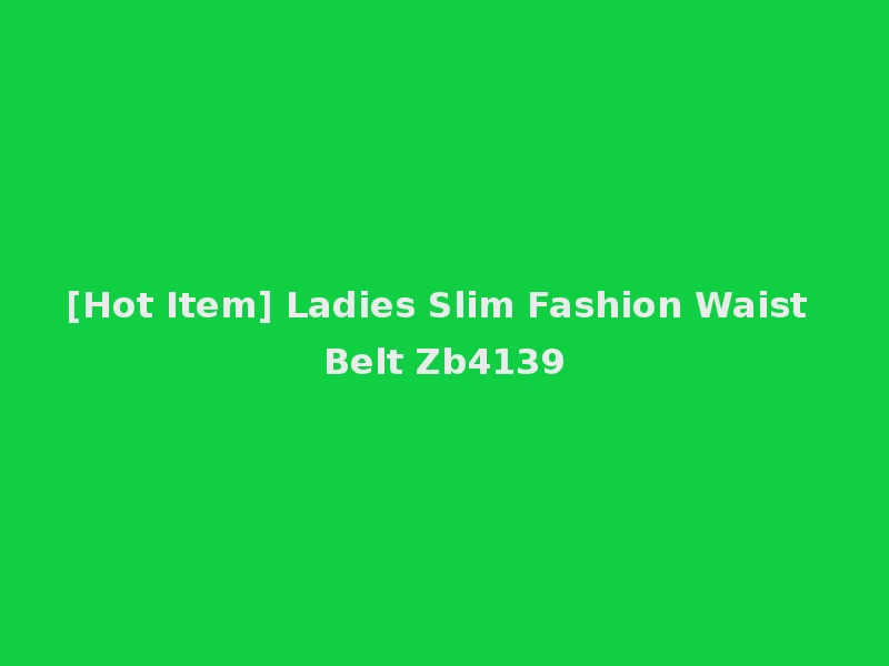 [Hot Item] Ladies Slim Fashion Waist Belt Zb4139