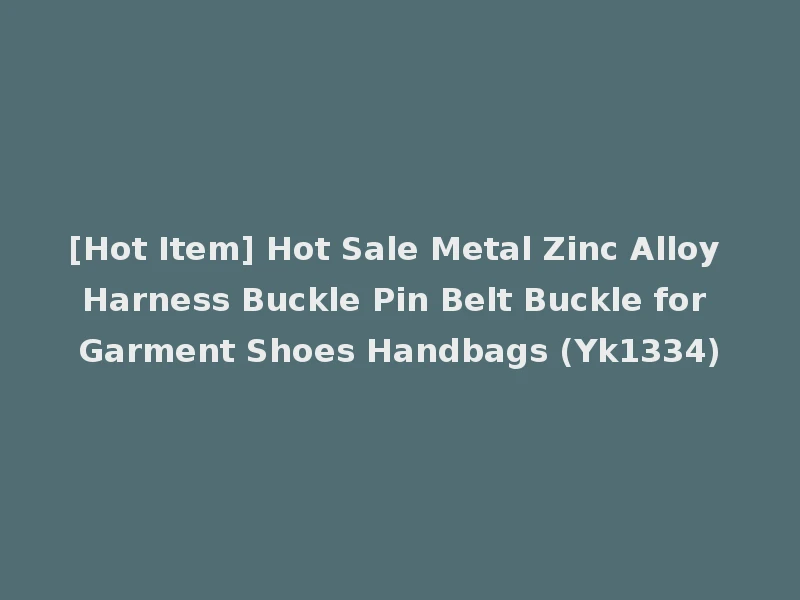[Hot Item] Hot Sale Metal Zinc Alloy Harness Buckle Pin Belt Buckle for Garment Shoes Handbags (Yk1334)