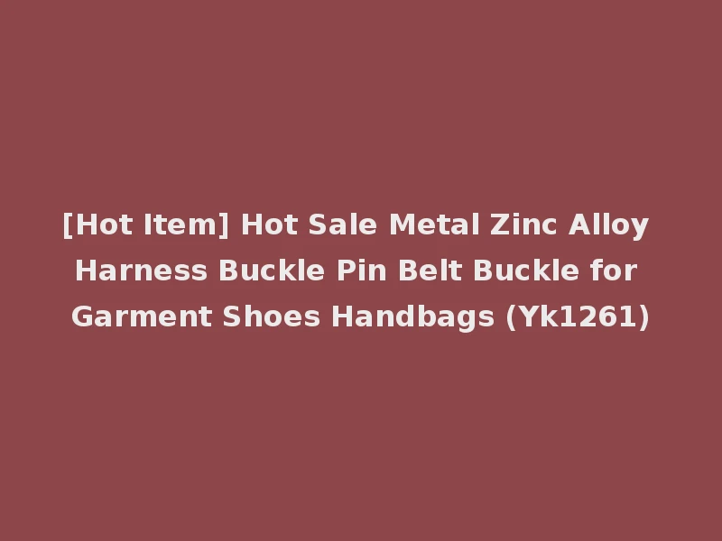 [Hot Item] Hot Sale Metal Zinc Alloy Harness Buckle Pin Belt Buckle for Garment Shoes Handbags (Yk1261)