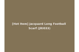 [Hot Item] Jacquard Long Football Scarf (JRI033)