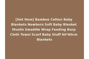 [Hot Item] Bamboo Cotton Baby Blankets Newborn Soft Baby Blanket Muslin Swaddle Wrap Feeding Burp Cloth Towel Scarf Baby Stuff 60*60cm Blankets