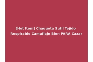 [Hot Item] Chaqueta Sutil Tejido Respirable Camuflaje Bien PARA Cazar