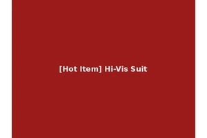 [Hot Item] Hi-Vis Suit