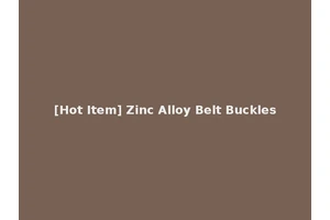 [Hot Item] Zinc Alloy Belt Buckles